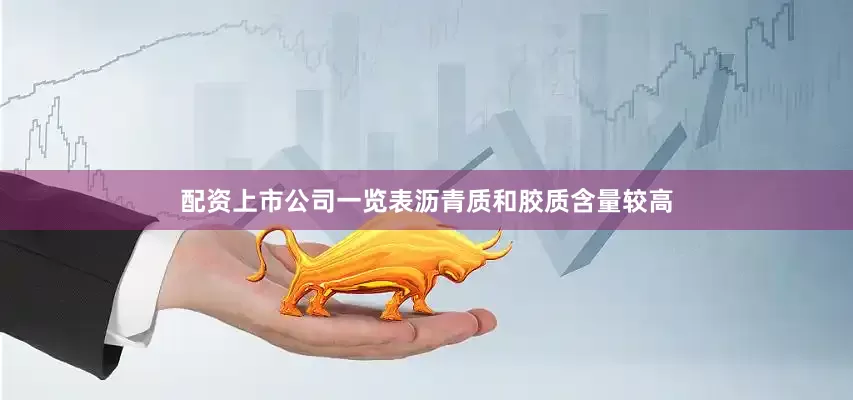 配资上市公司一览表沥青质和胶质含量较高